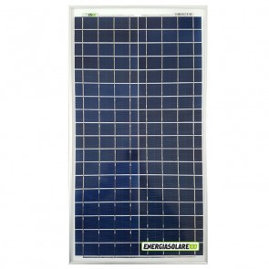 Pannello Solare Fotovoltaico 30W 12V Carica Batteria Auto Camper Nautica Allarme