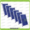 Set 6 Pannelli Solari Fotovoltaici 20W 12V multiuso Pmax 120W Baita Barca
