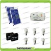Solarbeleuchtung Solaranlage 40W 24V 6 LED-Glühlampe 7W 3 Stunden