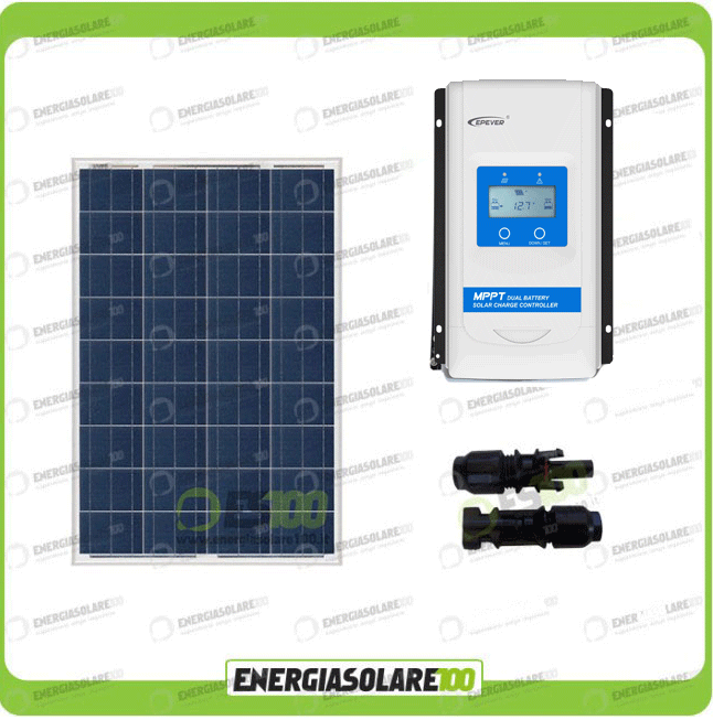 Kit Solar 150W Policristalino Furgo-Camper