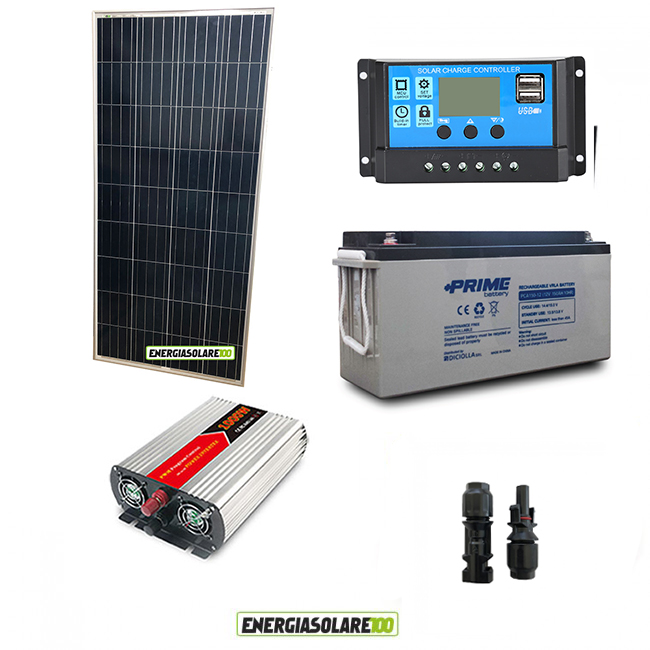 Convertisseur 12V à 220V Onduleur 6000W + Kit de panneau solaire